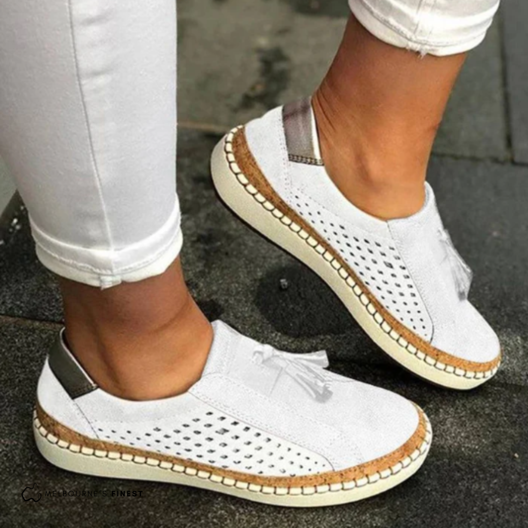 Women’s Comfortable Slip-On Shoes – Lightweight Casual Walking Flats