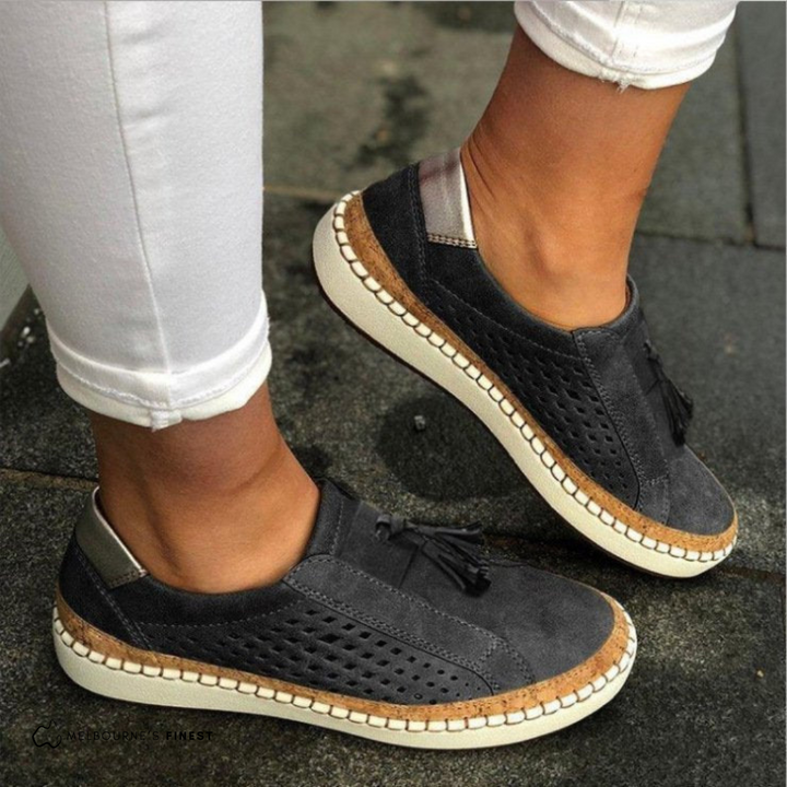 Women’s Comfortable Slip-On Shoes – Lightweight Casual Walking Flats