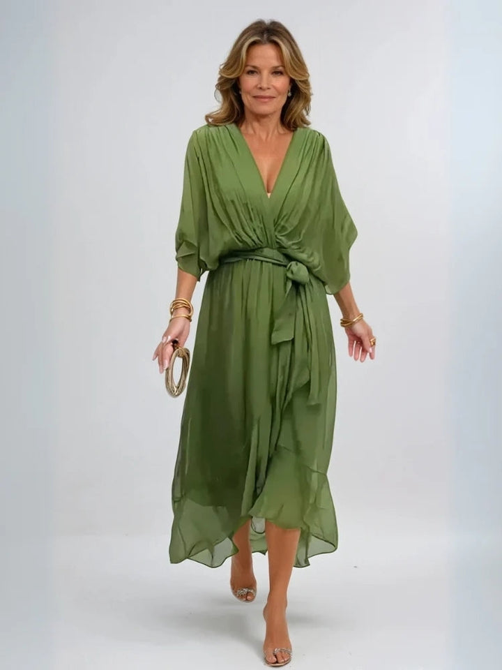 Isla | Women’s Elegant Flowing Midi Dress