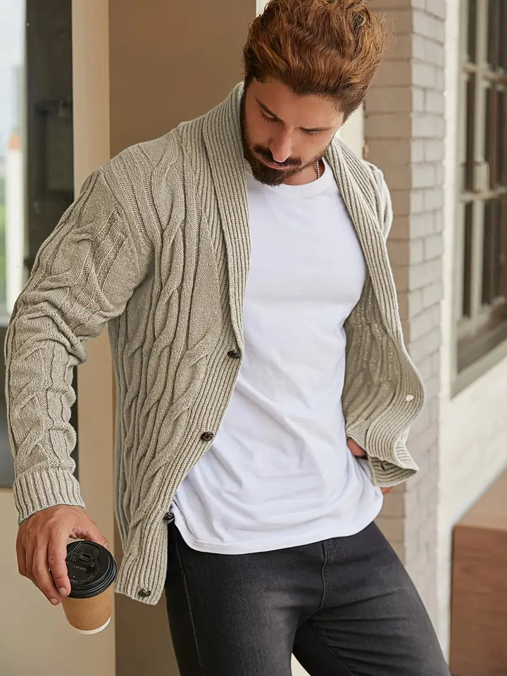 Men's Casual Button Up Cardigan