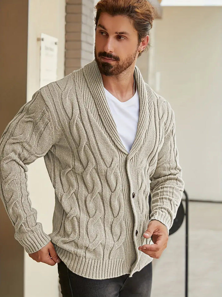 Men's Casual Button Up Cardigan