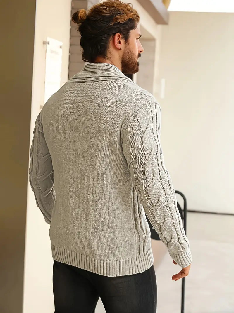 Men's Casual Button Up Cardigan