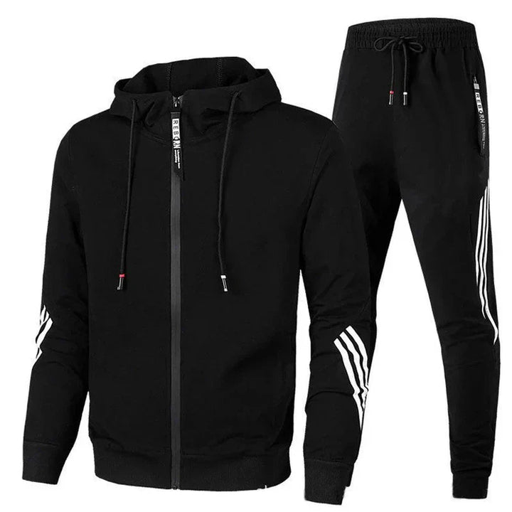 Men's Casual Sports Tracksuit With Zip Fastening