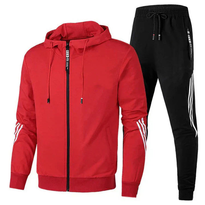 Men's Casual Sports Tracksuit With Zip Fastening