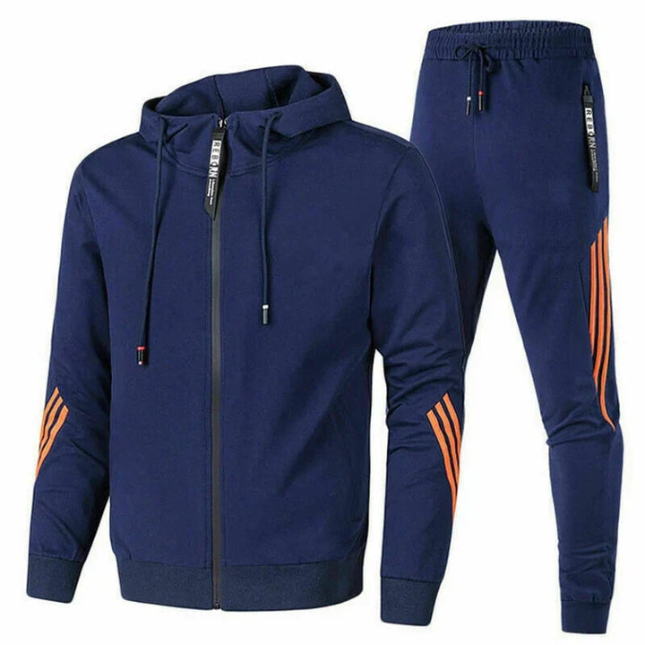 Men's Casual Sports Tracksuit With Zip Fastening