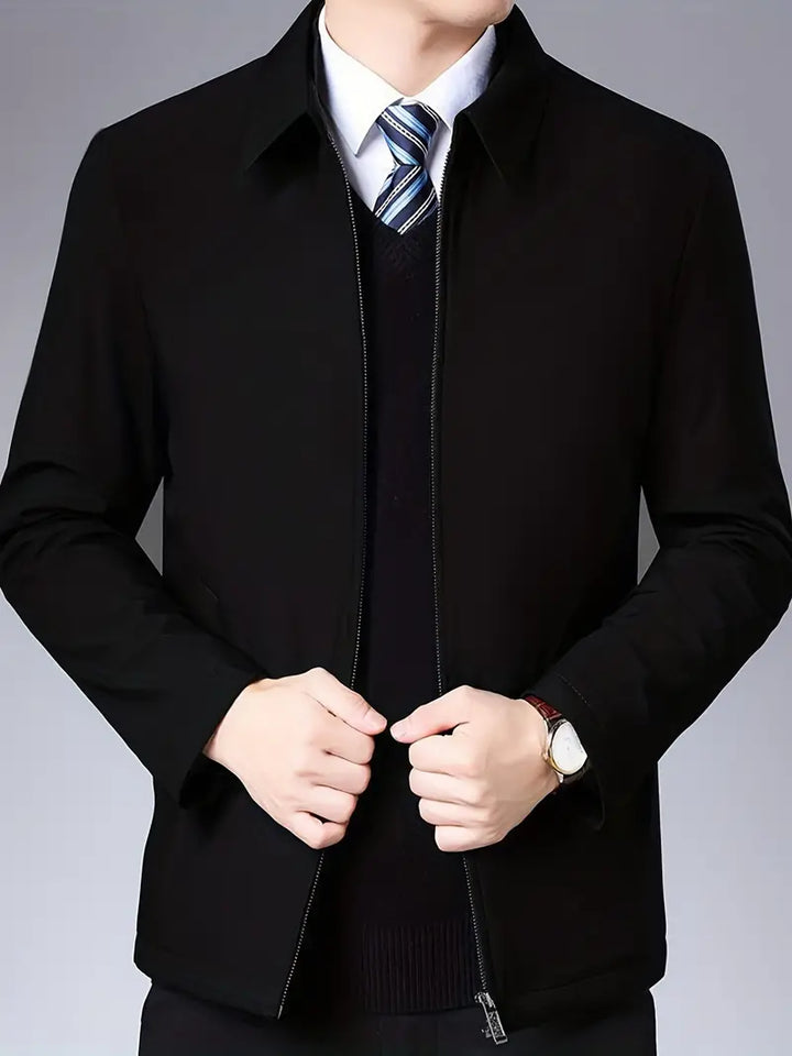 Men's Casual Zip-Up Jacket