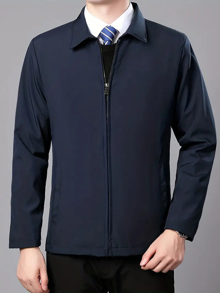 Men's Casual Zip-Up Jacket