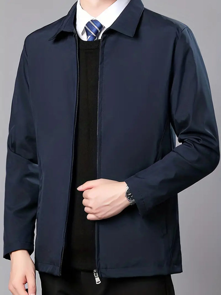 Men's Casual Zip-Up Jacket
