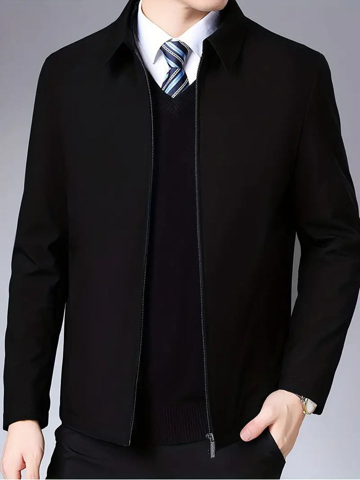 Men's Casual Zip-Up Jacket