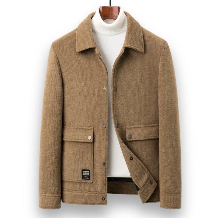 Men's Classic Long Sleeve Button Jacket
