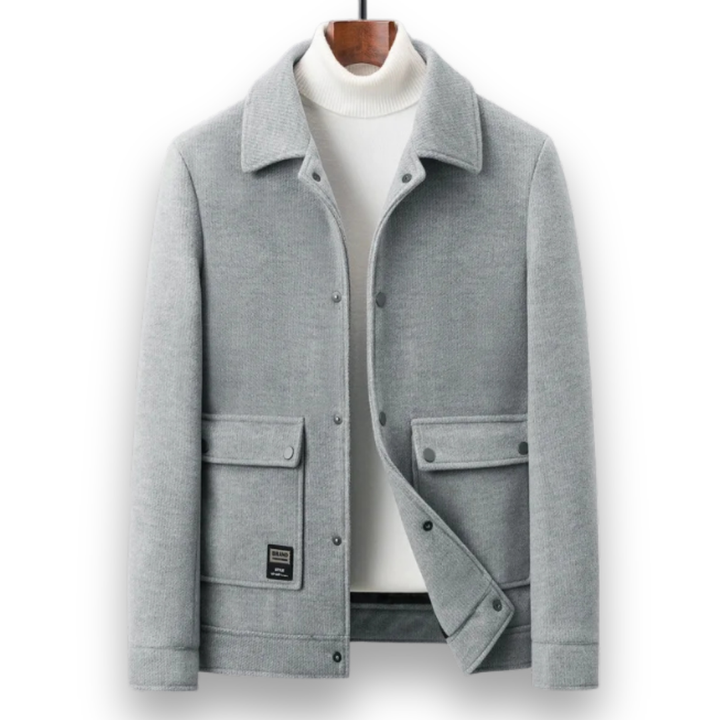 Men's Classic Long Sleeve Button Jacket
