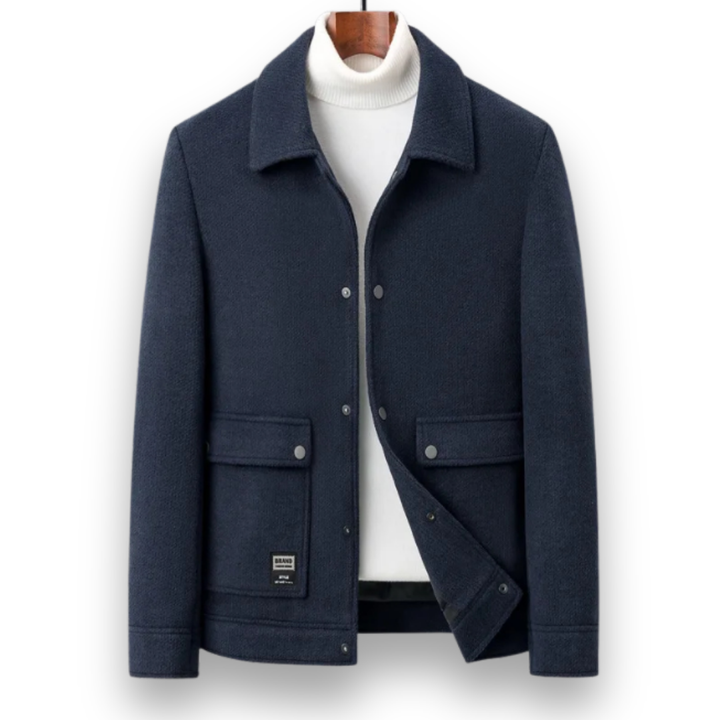 Men's Classic Long Sleeve Button Jacket