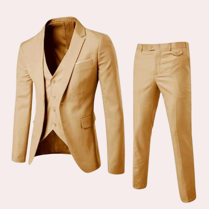 Men's Elegant Blazer and Trousers Suit Set