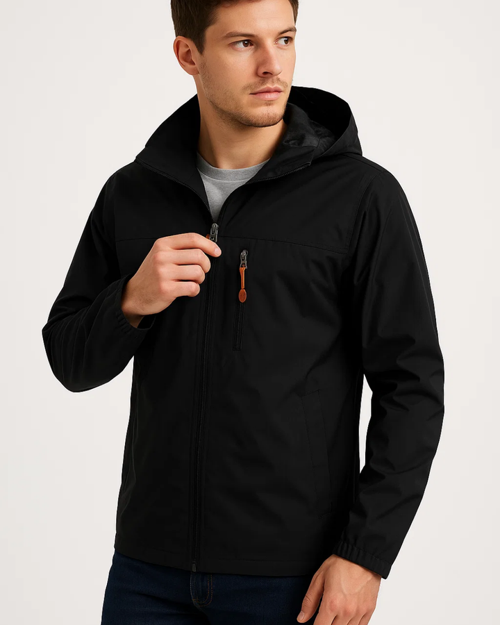 Men's Hooded Windbreaker Jacket