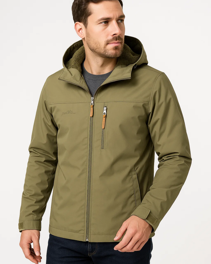 Men's Hooded Windbreaker Jacket