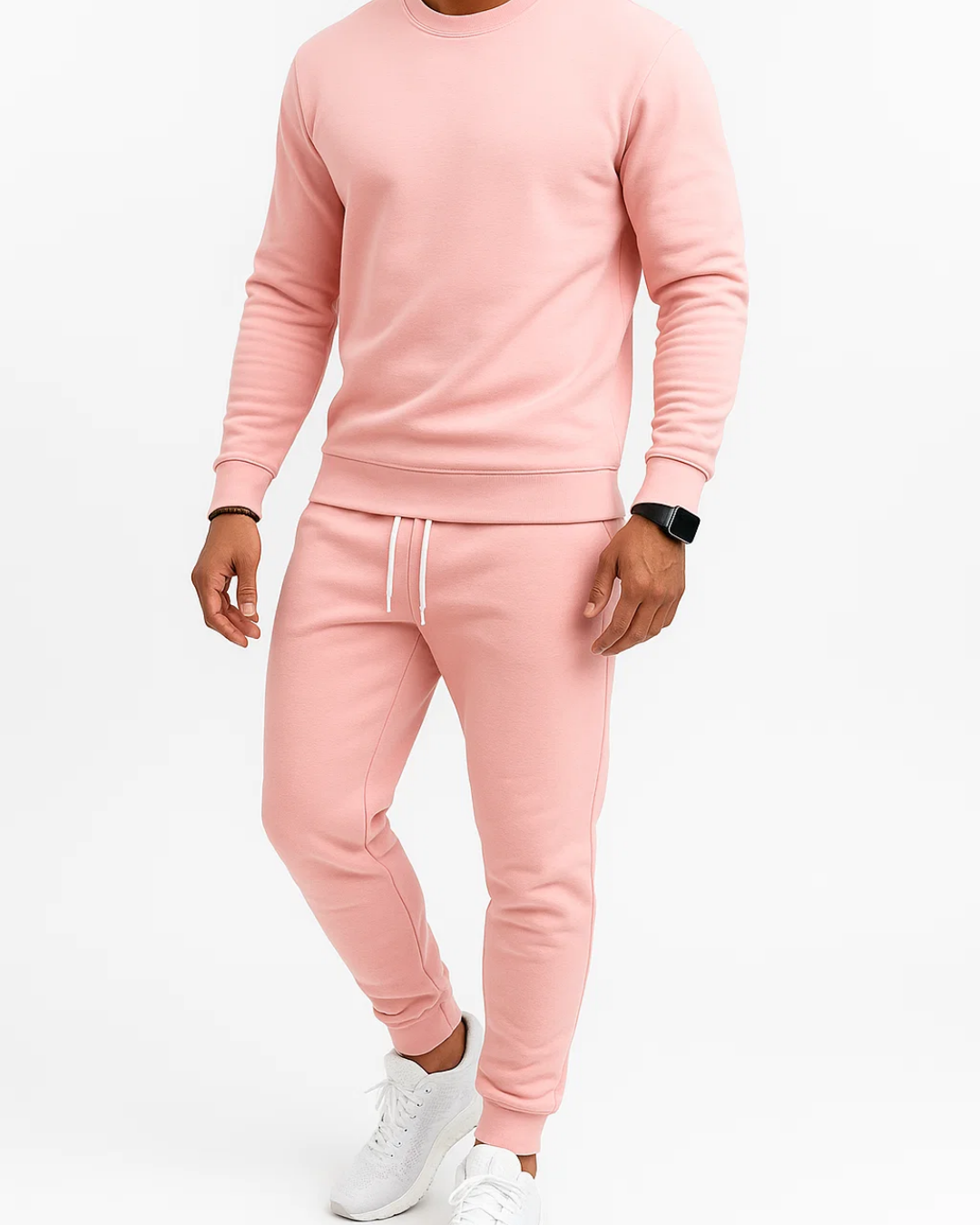 Men's Relaxed Tracksuit Set with Sweatshirt and Joggers