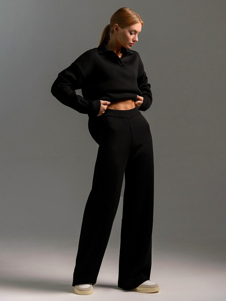 Willow | Women’s Collared Two Piece Relaxed Lounge Set