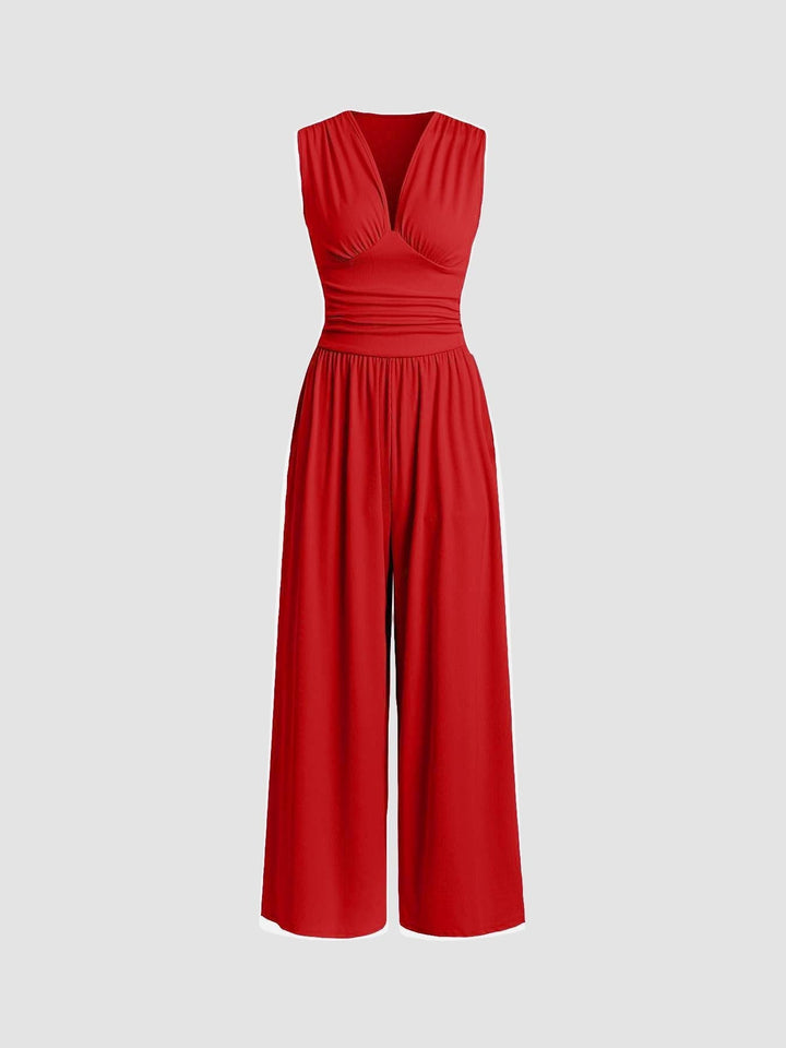 Tess – Womens Elegant Wide-Leg Evening Jumpsuit