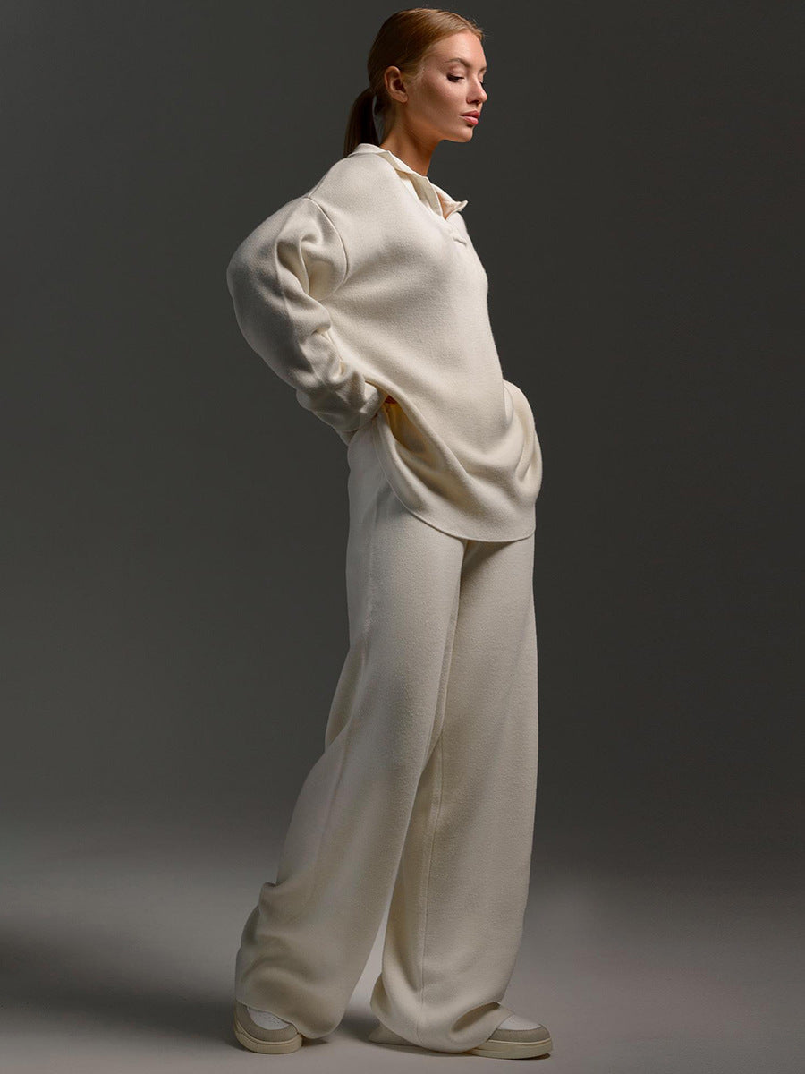Willow | Women’s Collared Two Piece Relaxed Lounge Set