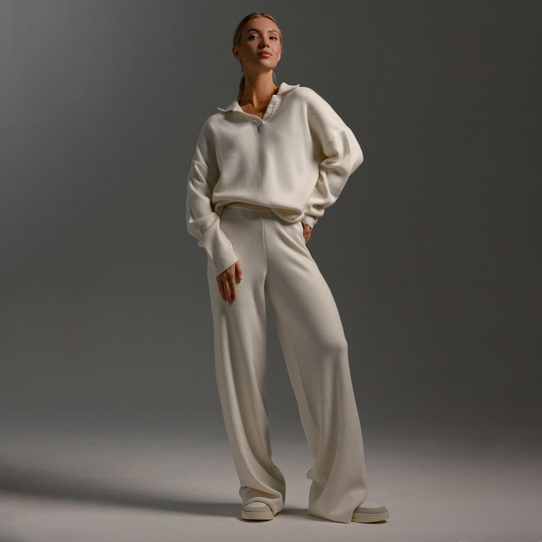 Willow | Women’s Collared Two Piece Relaxed Lounge Set