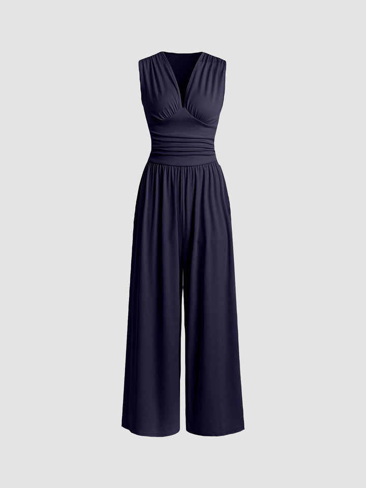 Tess – Womens Elegant Wide-Leg Evening Jumpsuit