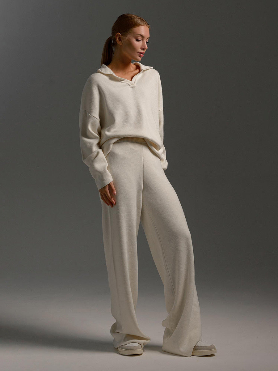 Willow | Women’s Collared Two Piece Relaxed Lounge Set