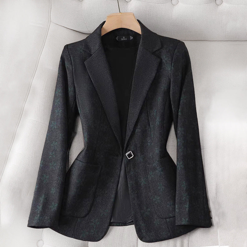 Delilah | Women's Tailored Grid Pattern Blazer