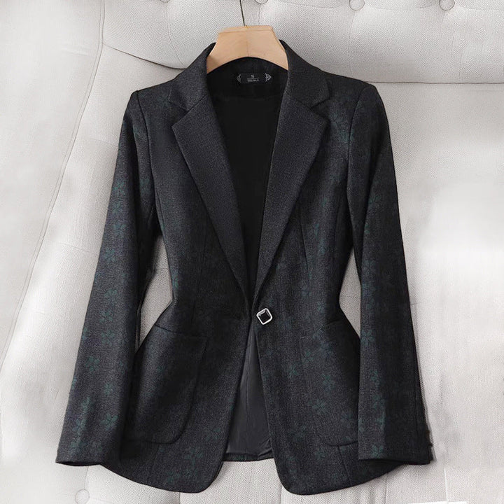 Delilah | Women's Tailored Grid Pattern Blazer