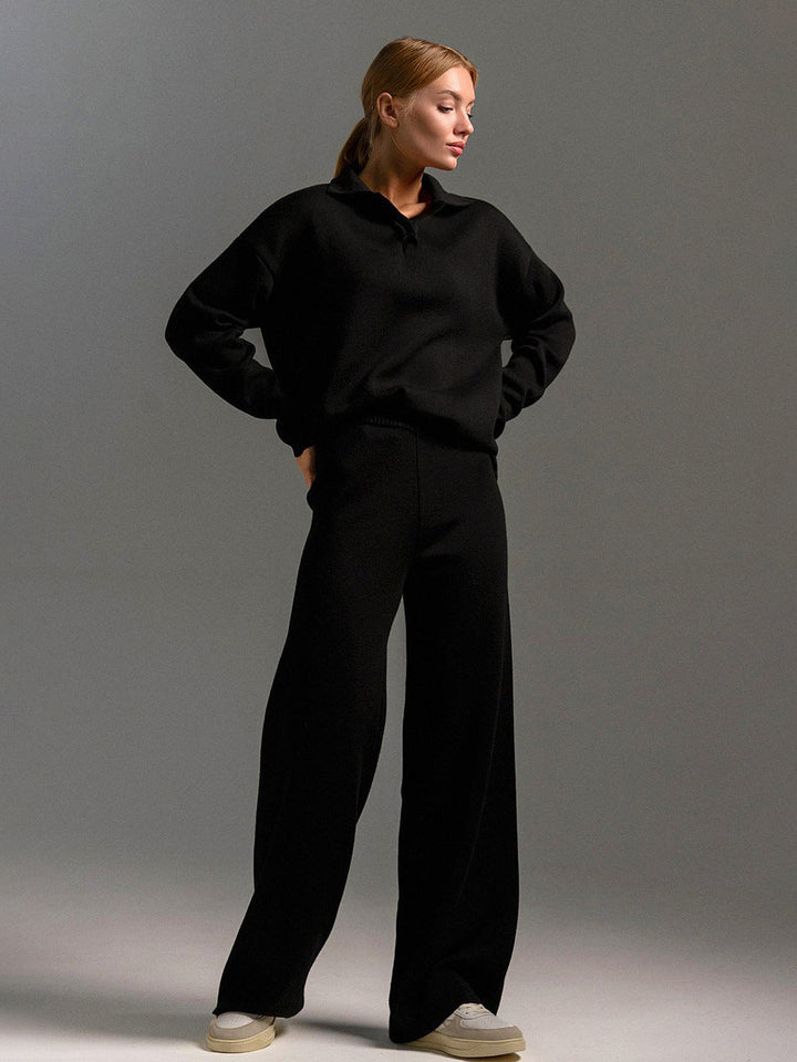Willow | Women’s Collared Two Piece Relaxed Lounge Set