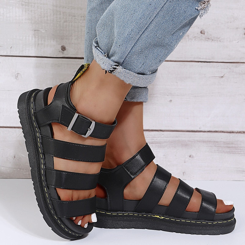 Women's Leather Summer Sandals