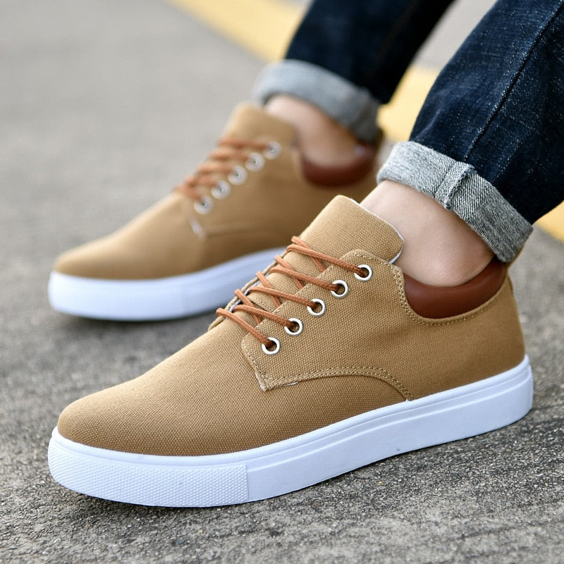Men's Casual White Sole Sneakers