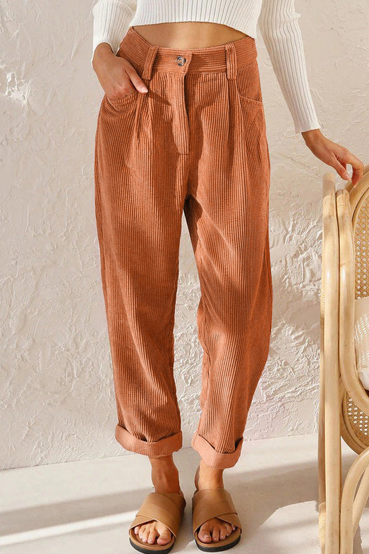 Maria | Fashionable Corduroy Pants