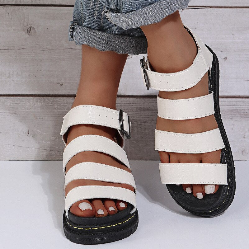 Women's Leather Summer Sandals