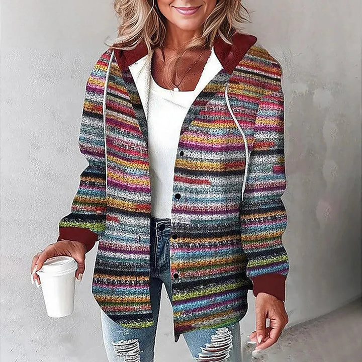 Robin – Warm Winter Checked Fleece-Lined Jacket