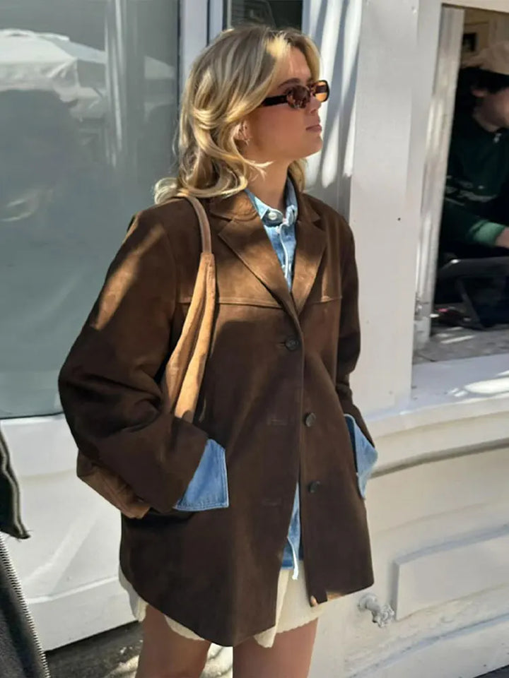 Rebecca | Classic Suede Jacket