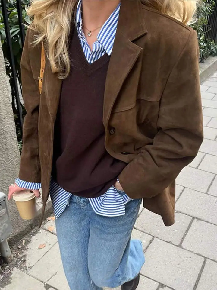 Rebecca | Classic Suede Jacket
