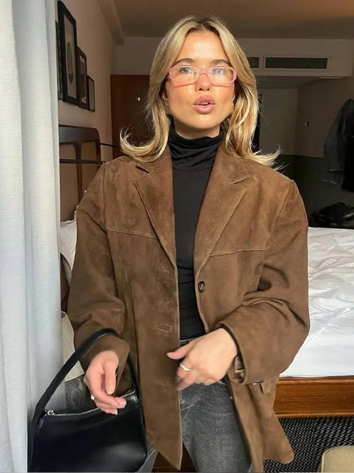 Rebecca | Classic Suede Jacket