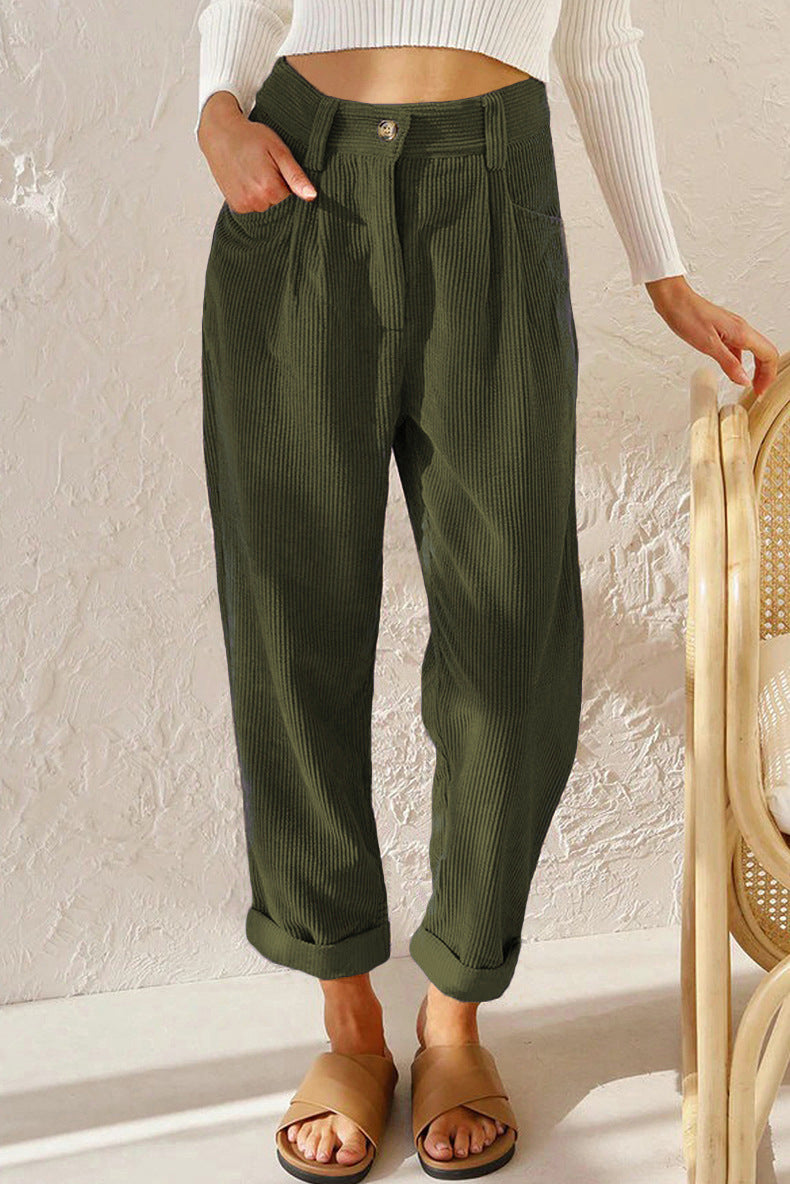 Maria | Fashionable Corduroy Pants
