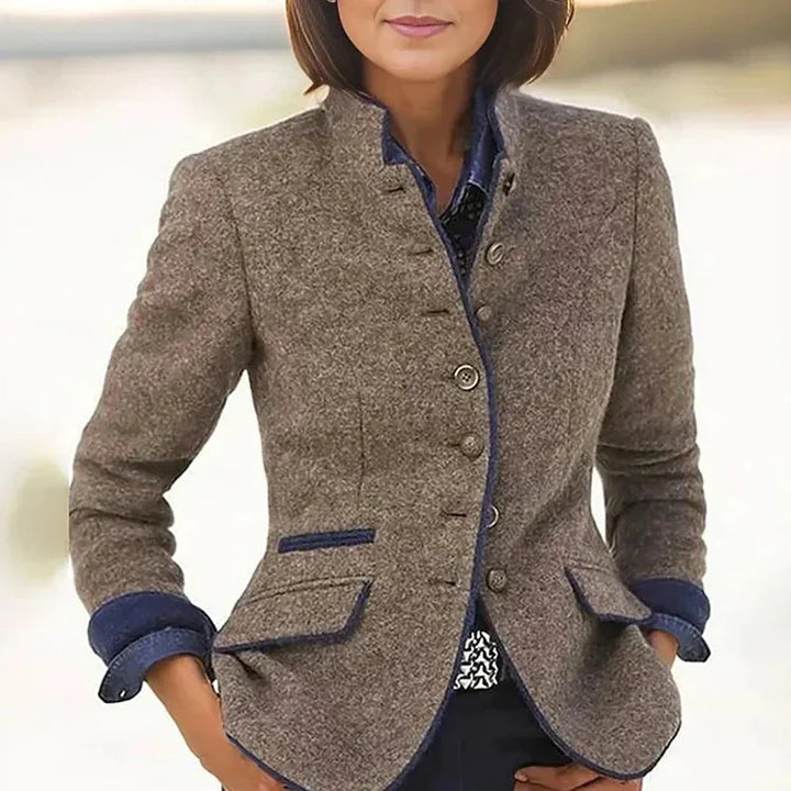 Lauren – Womens Elegant Tailored Wool Blazer Jacket