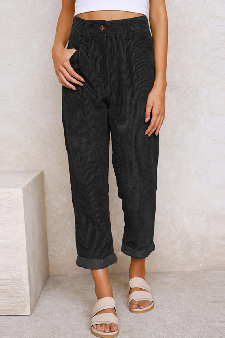 Maria | Fashionable Corduroy Pants