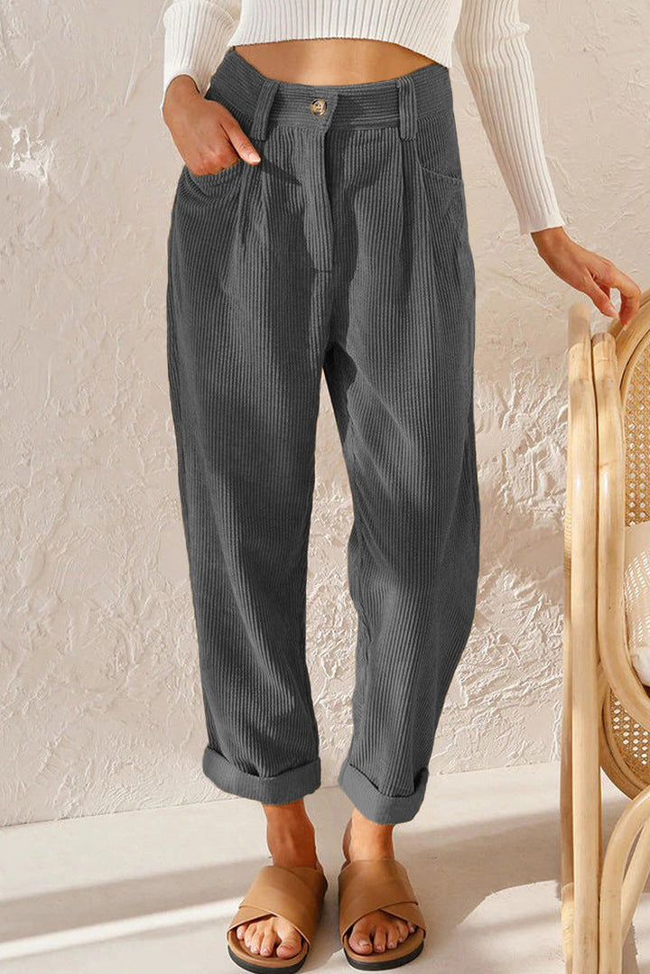 Maria | Fashionable Corduroy Pants