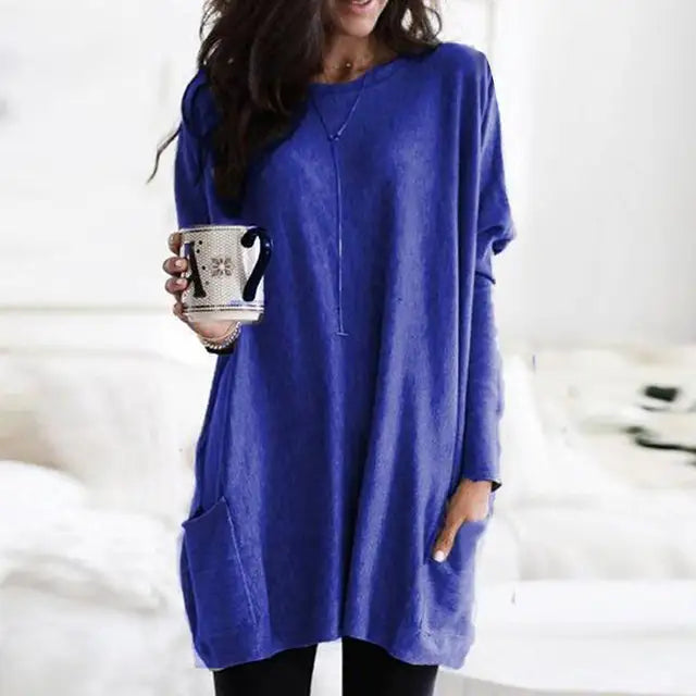 Women’s Oversized Longline Tunic Sweater
