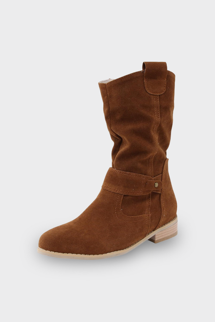 Women's Casual Low Heel Ankle Boots