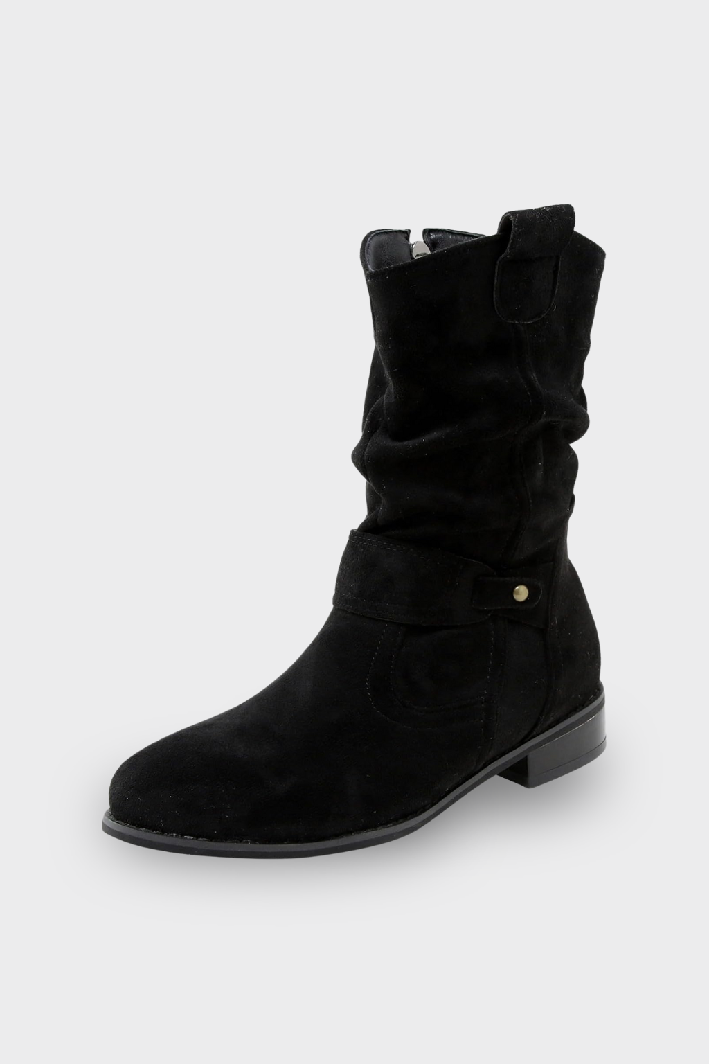 Women's Casual Low Heel Ankle Boots