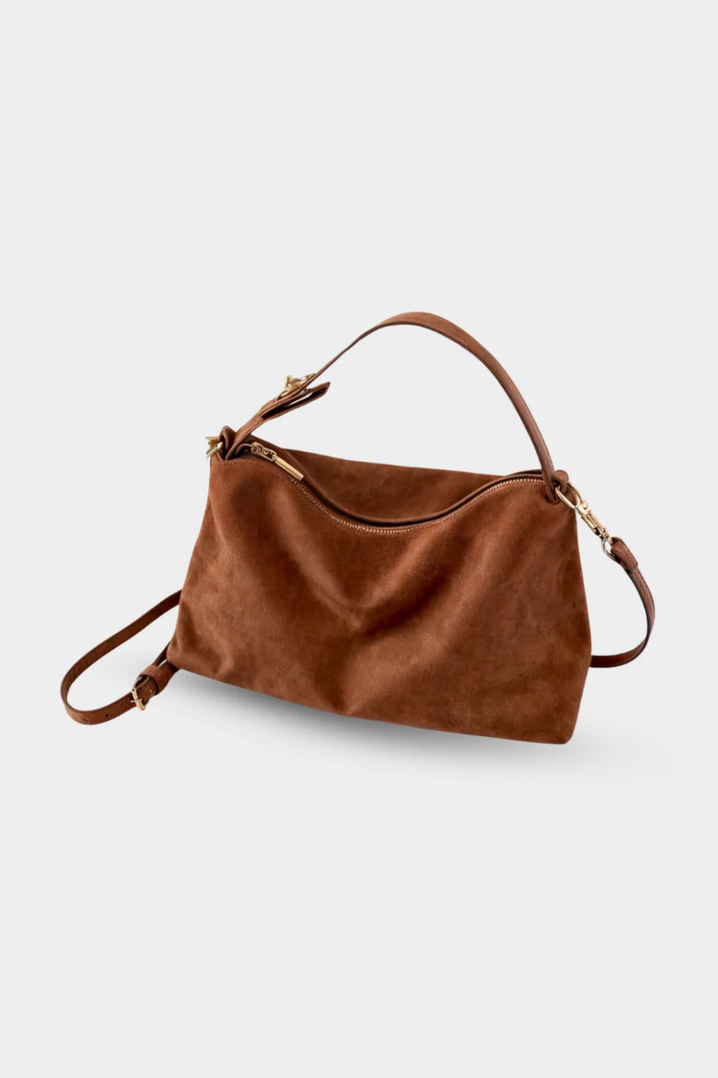 Women’s Faux Suede Shoulder Bag MM