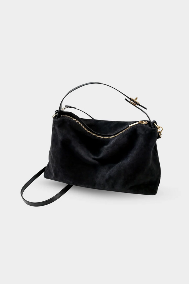 Women’s Faux Suede Shoulder Bag MM