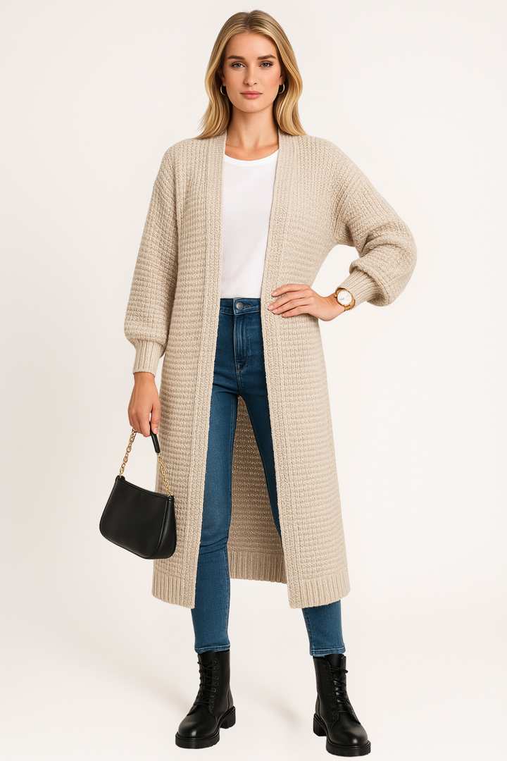 Women’s Knit Cardigan with Long Sleeves