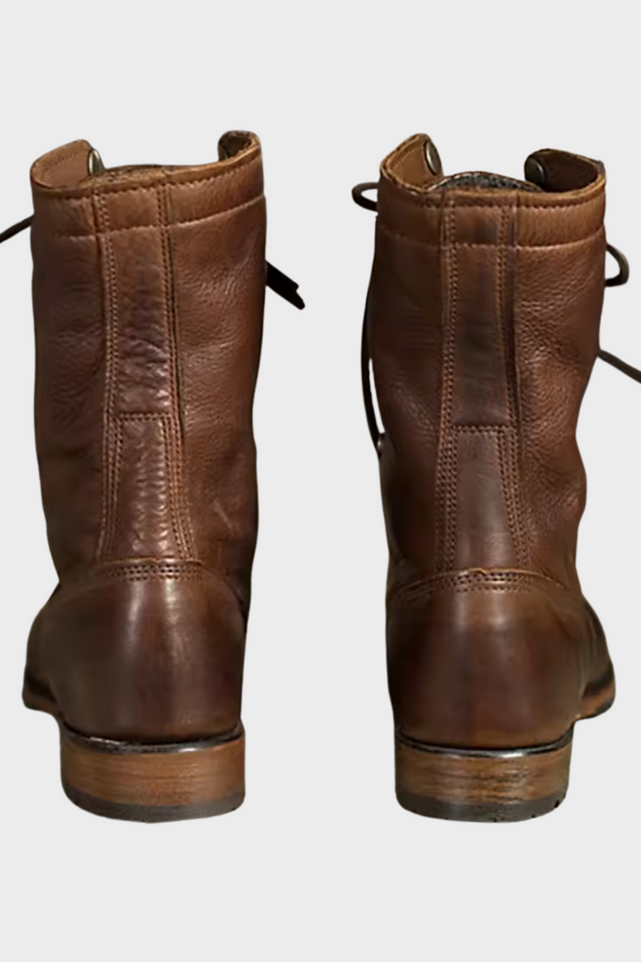 Women's Leather Lace-Up Ankle Boots