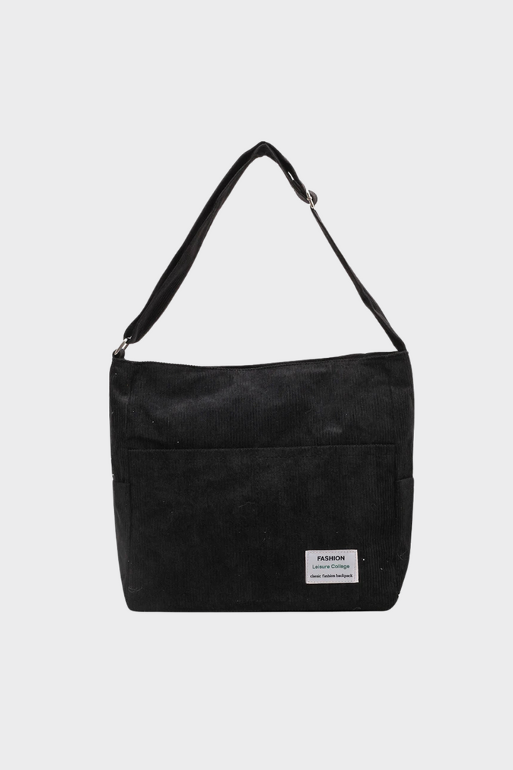 Women's Lightweight Corduroy Shoulder Bag