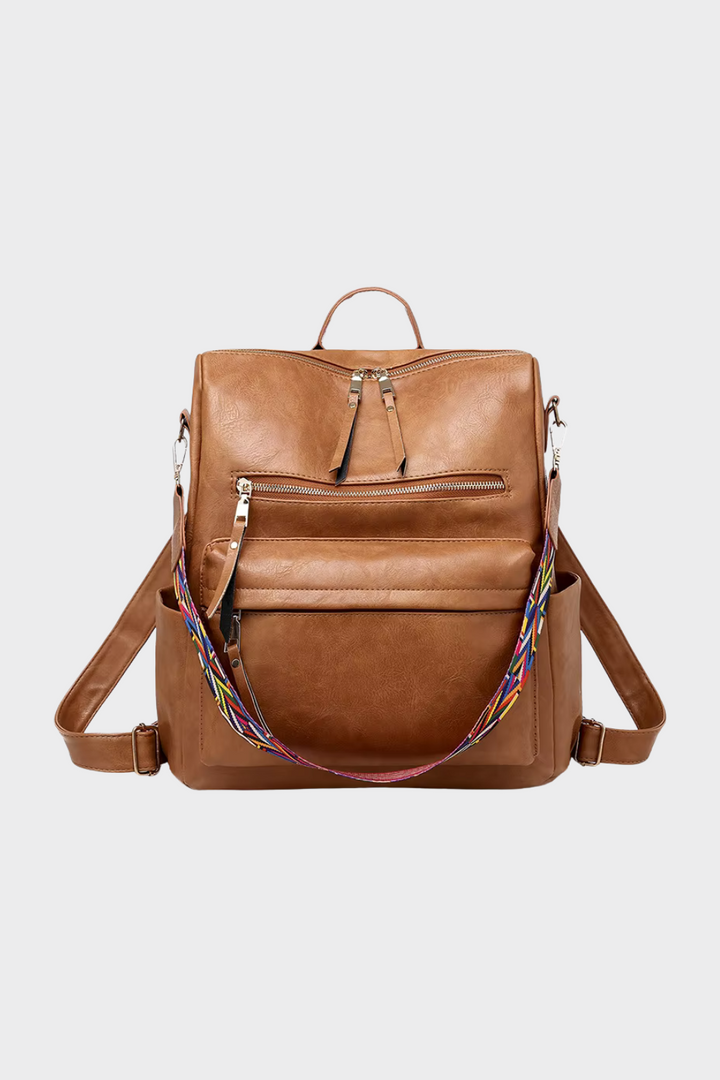 Women's Modern Vegan Leather Backpack